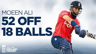 Moeen Ali Hits Fastest T20I Half-Century England v South Africa