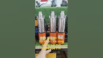 Bơm đẩy cao xài bình ắc quy 12v