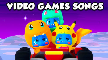 🎮 VIDEO GAME SONGS ⭐️ Super Mario, Tetris, Peaches, Pokemon ⭐️ Gaming covers by The Moonies Official