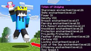Minecraft, But Every Jump Enchants Items...