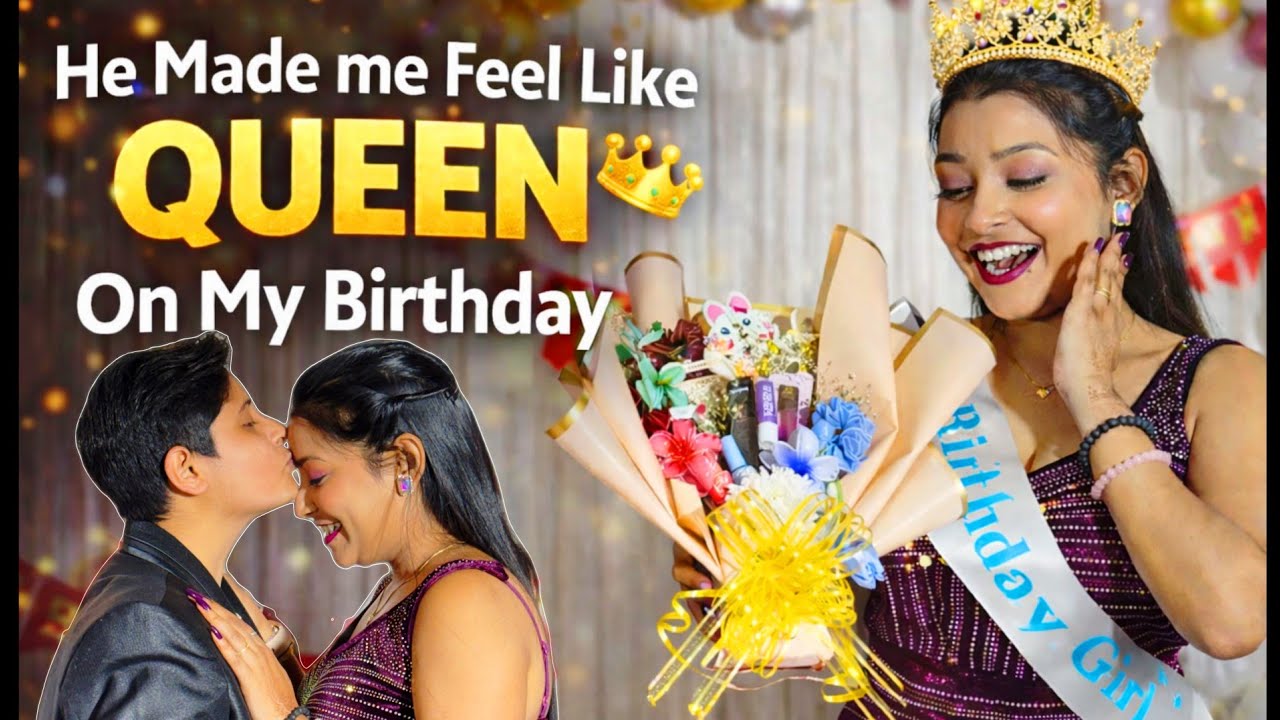 He Made Me Feel Like QUEEN On My Birthday 🥳🤟🎀 #surprisebirthdayvlog 