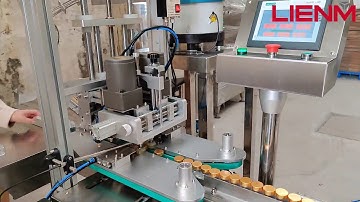 LIENM Fully automatic capping machine with cap feeder