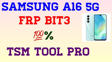 Samsung A16 5G Bit3 frp by tsm tool pro #samsungfrp #tsm #tsmteam 