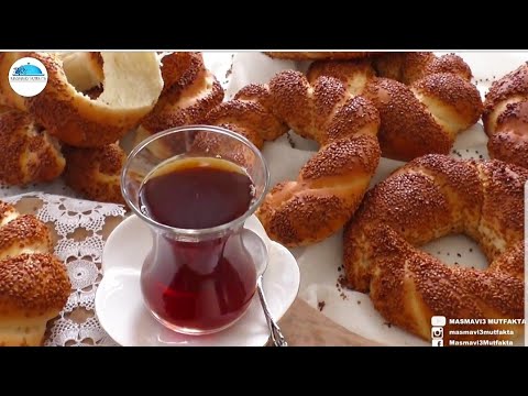 Hakiki PASTANE SİMİTİ Tarifi|Hamur İşleri #Masmavi3Mutfakta