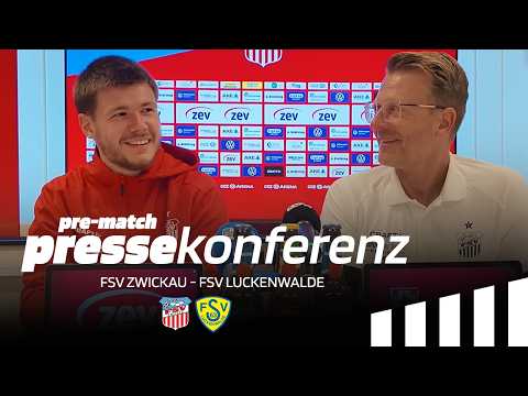 FSV TV | PRE-MATCH Pressekonferenz | FSV Zwickau - FSV Luckenwalde