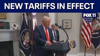 U.S. tariffs on Mexico, Canada, China in effect