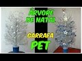 Árvore de natal feita de garrafa pet