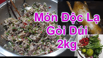 LẦN ĐẦU ĂN GỎI CON DÚI /Hồ Kray Bàn - Cuộc Sống Ở Nông Thôn