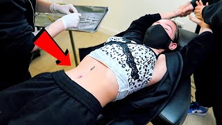 13 YR OLD GETS BELLY PIERCED! *SHE PASSED OUT!