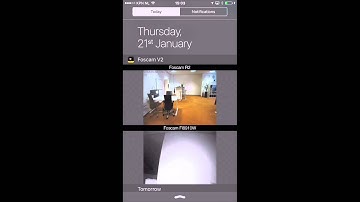 Foscam Surveillance 2 Tutorial: Showing cameras on Today screen