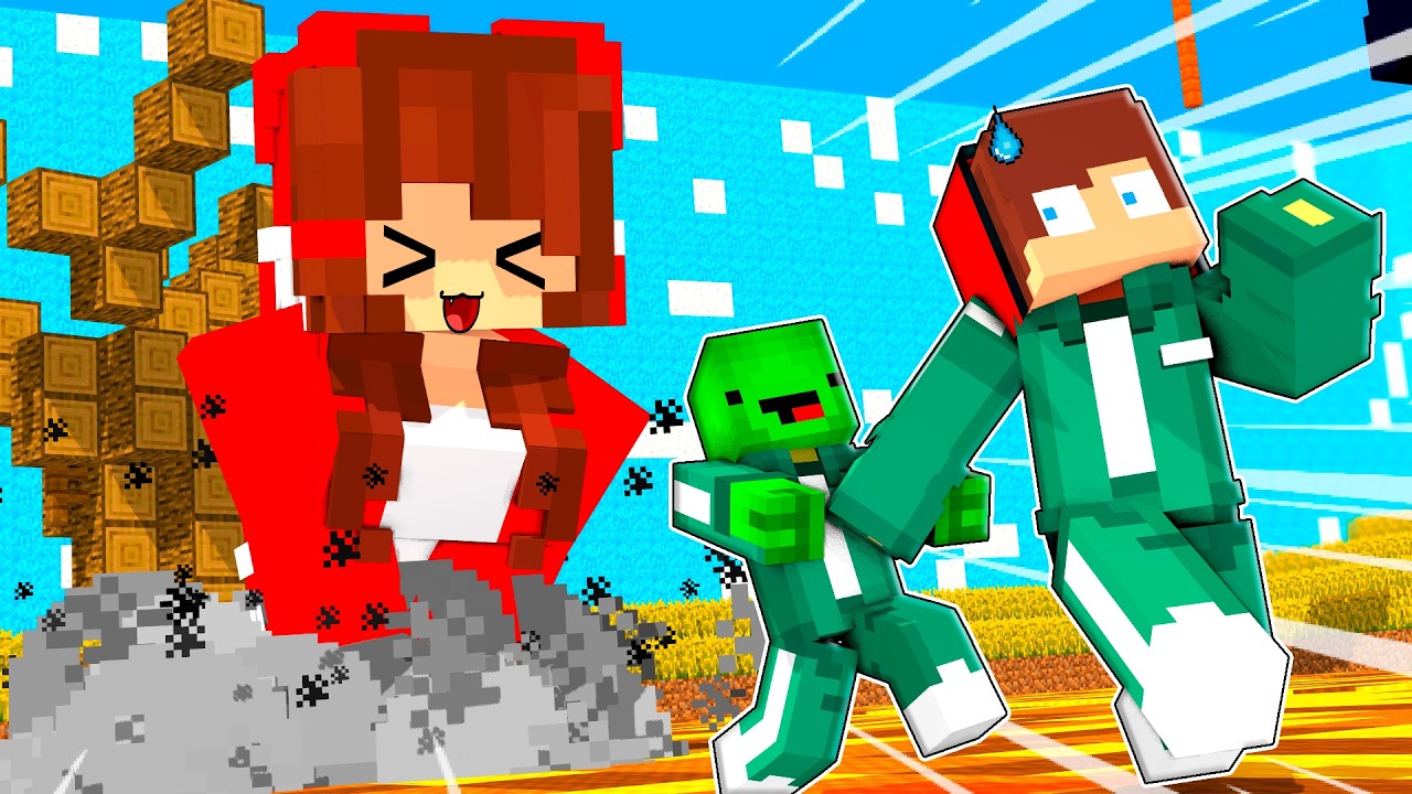 JJ's Sister, JJ and Mikey in SQUID GAME - JJ and Mikey Animation