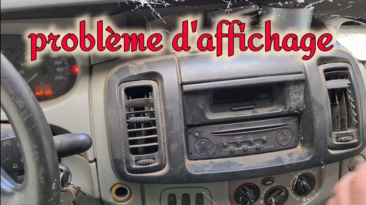 réparer affichage radio Renault #115 