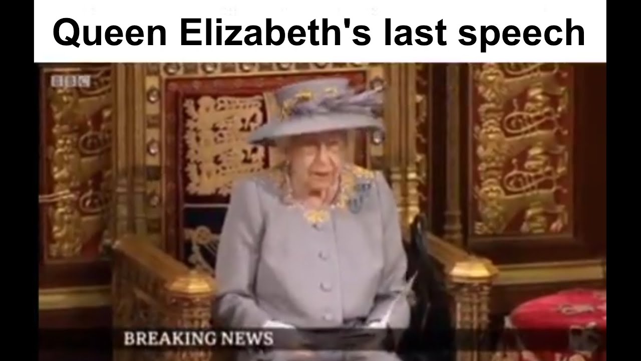 Queen Elizabeth last speech "The One Piece is real" YouTube