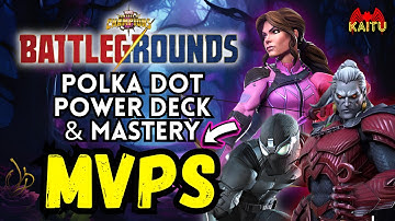 Battlegrounds MVPs EXPOSED! 🏆 Gladiator Circuit Polka Dot Power Meta! - MCOC