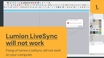 Lumion LiveSync Will not work