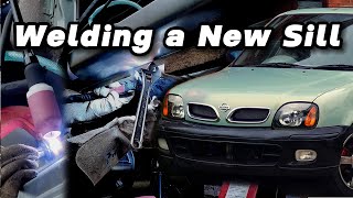 Welding a New Sill on my K11 Micra