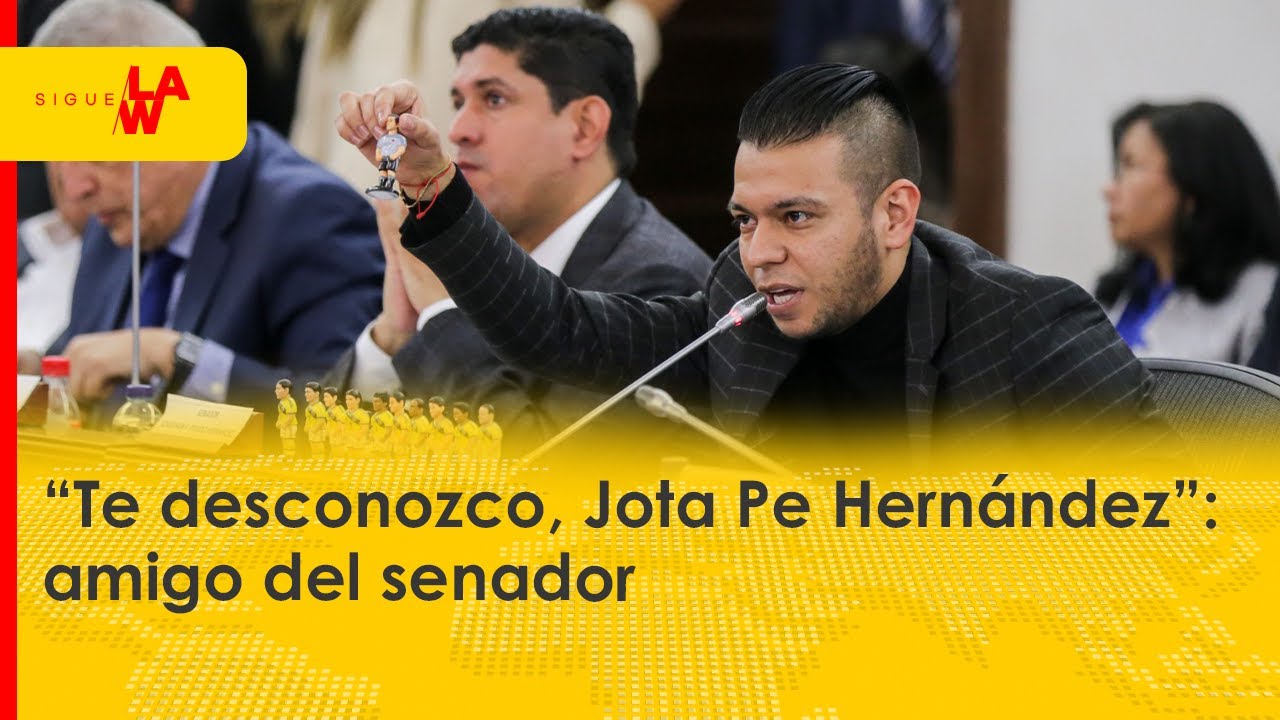 “Te desconozco Jota Pe Hernández”: amigo del senador