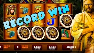 RECORD WIN MONTEZUMA BIG WIN JESUS GET A HUGE WIN