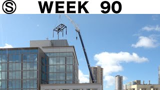 Construction time-lapses w/closeups (compilation): Week 90 of the Ⓢ-series