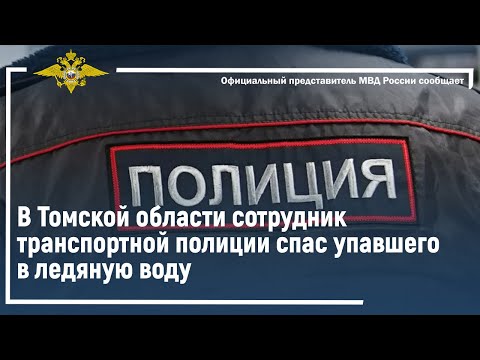 Ирина Волк: В Томской области сотрудник транспортной полиции спас упавшего в ледяную воду