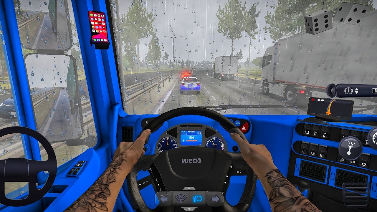Gurgaon To Bangalore 🛣️ Truck Simulator Truck Simulator Truck Ivco