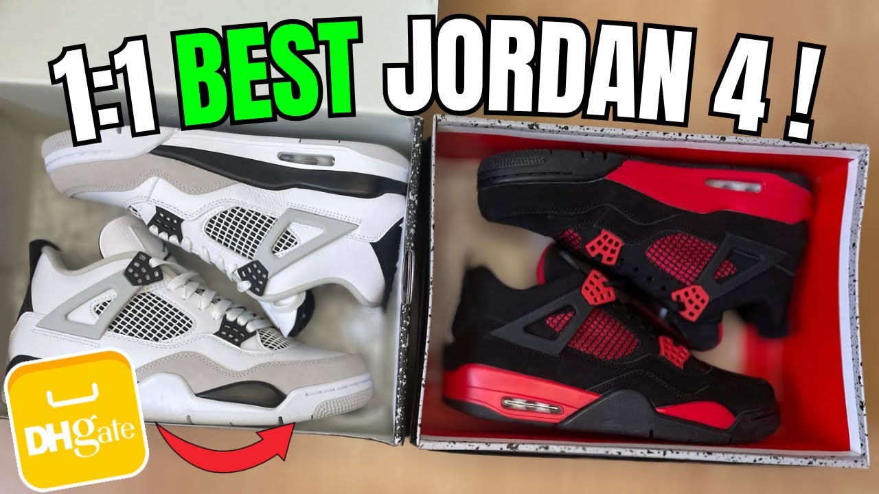 I Found the BEST 1:1 DHGATE Jordan 4s! (Unboxing and Review) 