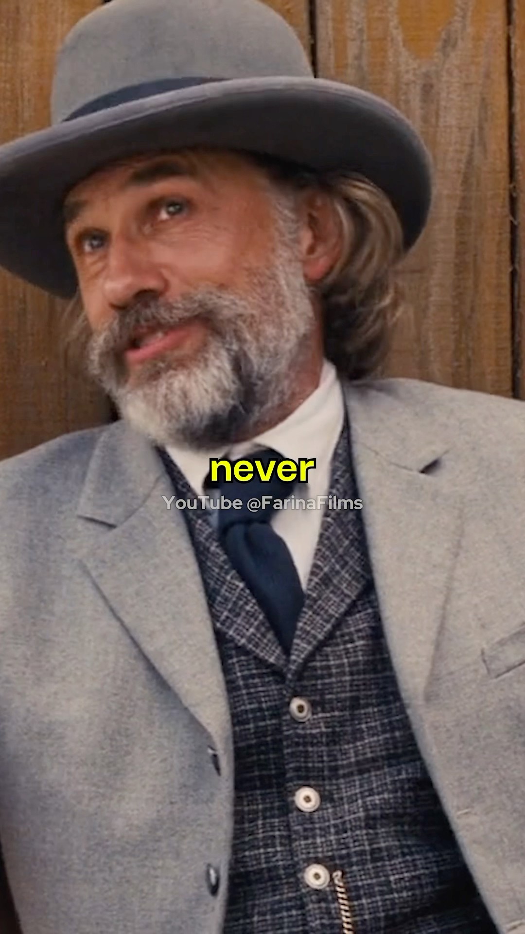 Tarantino on Dr King Schultz in Django #shorts #tarantino