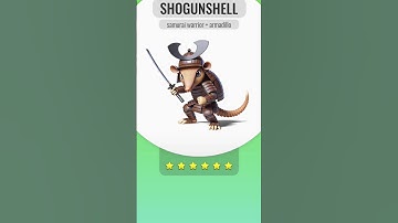 samurai warrior + armadillo | ANIMASH AI GAME | animals experiment game: level 177 #shorts #animash