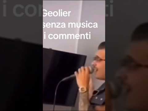 GEOLIER canta SENZA