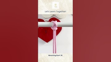 Mounting Knot for Beginners #macrame #macramebasics #diy #macrameknot #macramebeginners #shorts #DIY