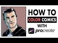 How to Color Comics with Procreate