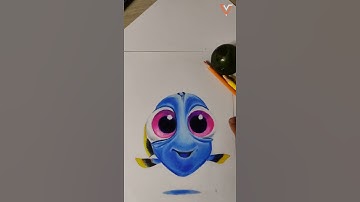 Watch Till End Finding DoryColour PencilSketch #artist #findingnemo #findingdory #artistvaibhavvetal