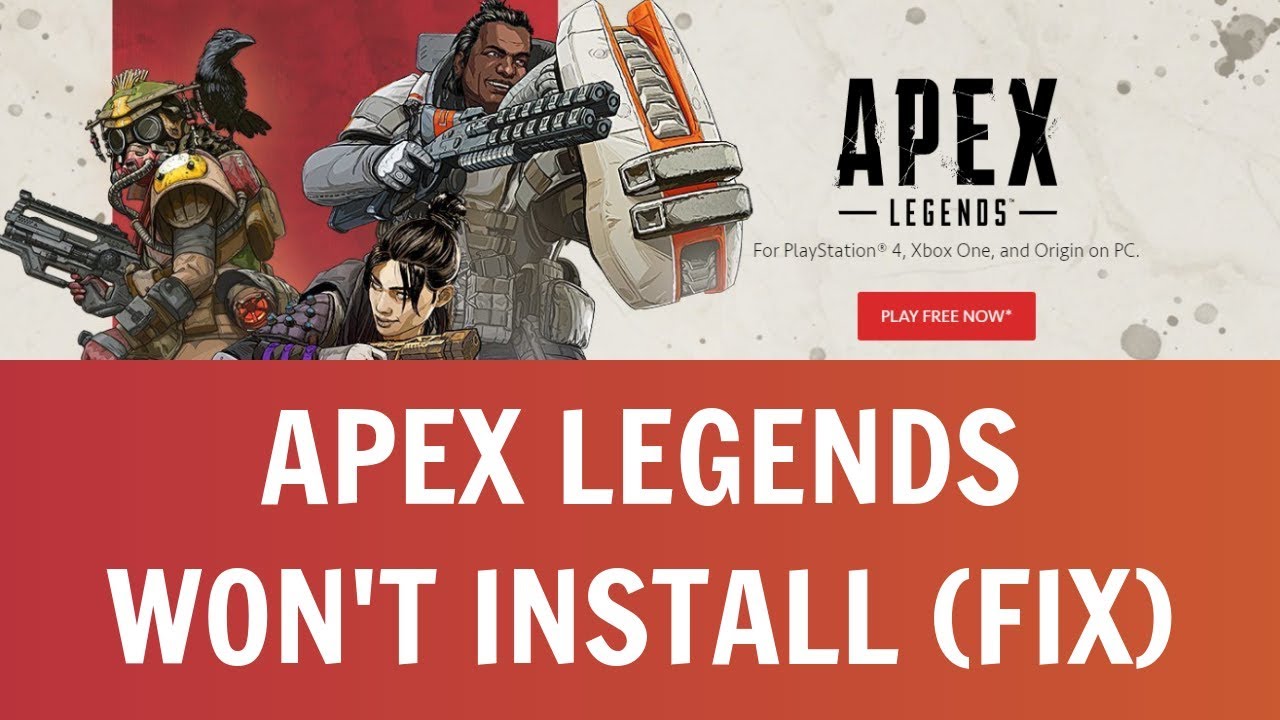Apex Legends Won T Install In Pc Error Redistributable Package Directx Not Installed Youtube