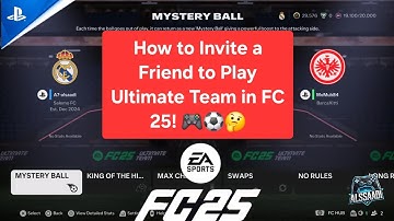 How to Invite a Friend to Play Ultimate Team in FC 25! 🎮⚽ | Easy Step-by-Step Guide