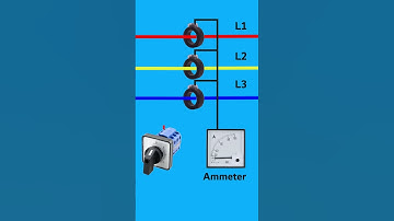 Current Transformer (C.T.) Connected with Ammeter Selector Switch and Ammeter – Quick Demo!
