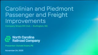 The Future of the North Carolina Railroad