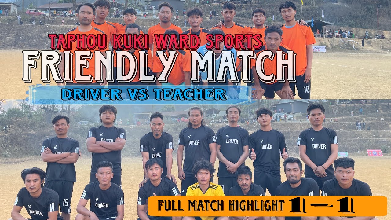TAPHOU KUKI WARD SPORTS FRIENDLY MATCH  DRIVER 🆚 TEACHER (1-1) penalty shootout won by team teacher