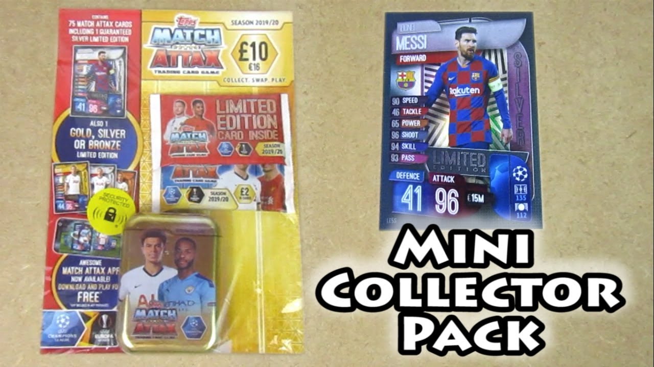 Match Attax 2019/20 Mini Collectors Pack Opening Silver Messi Limited