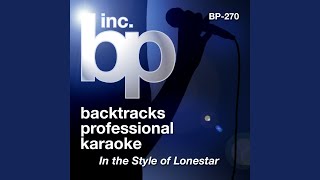 With Me (Karaoke Instrumental Track) (In the Style of Lonestar) screenshot 3