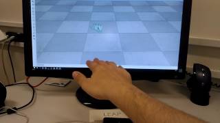 Leap motion and inMoov Hand in V-REP