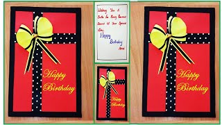 Birthday card Making Ideas/Handmade Greeting Card/Arvi Best Art