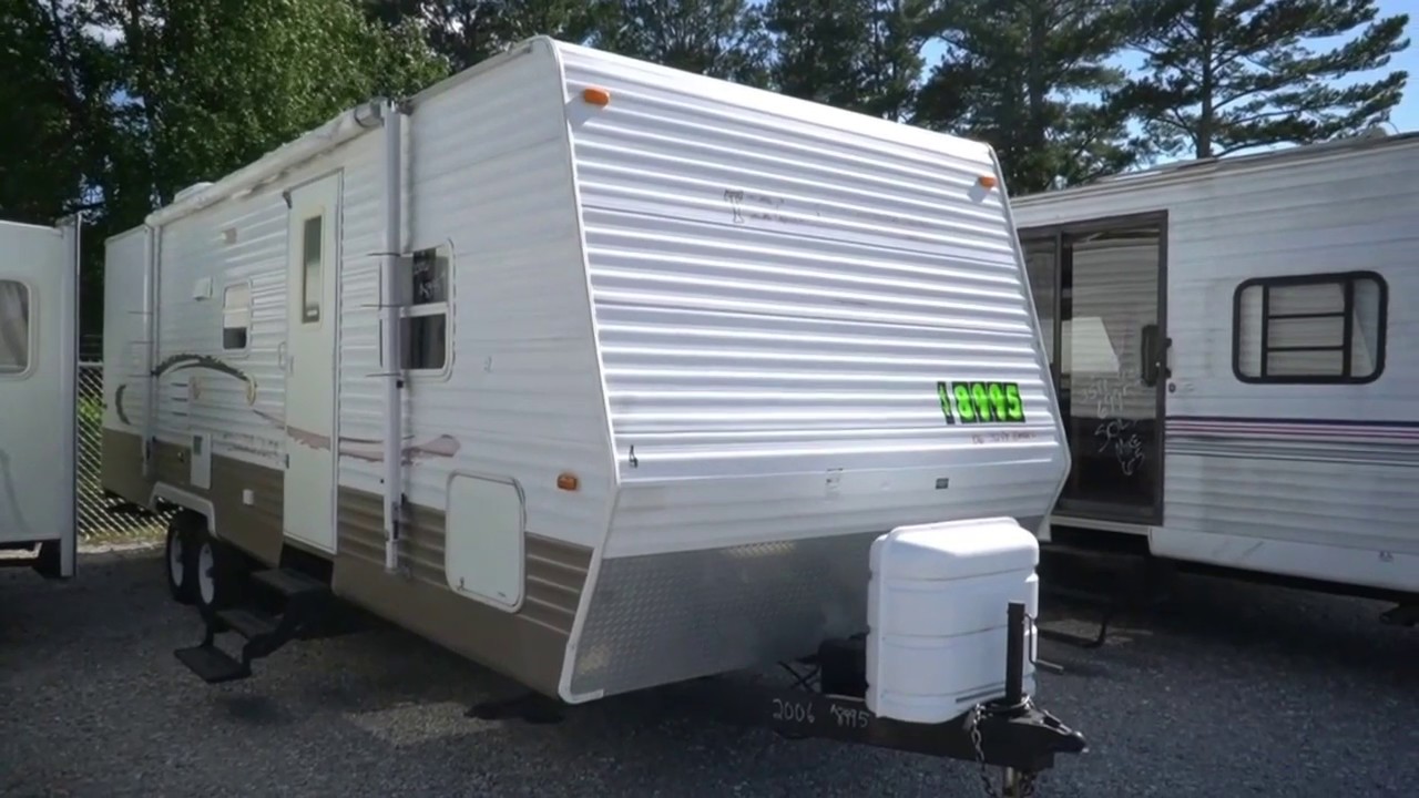 SOLD! 2006 Timberlodge 28BHS Travel Trailer, Slide, Bunks, Affordable and Fun Family Camper
