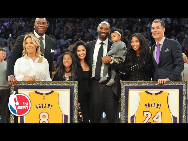 Will the Lakers retire both No. 8 and No. 24 jerseys for Kobe Bryant?