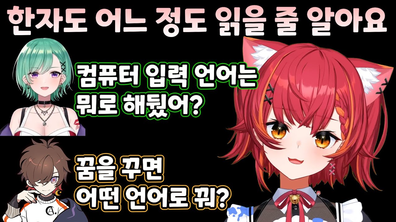 [브이스포] 외국어 능력자는 꿈은 무슨 언어로 꿀까 [네코타 츠나]