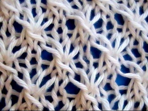 Como Tejer Malla para Bufanda - YouTube