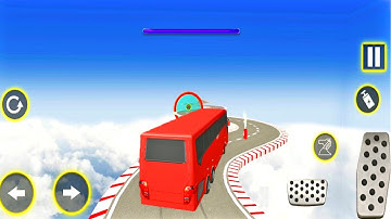 Impossible Bus Jumping : Racing Stunts Drive | Bus Color Transform Driving Game | Bus Games