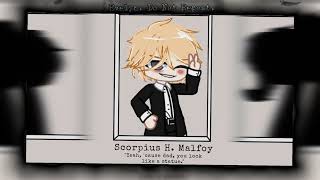 Yearbook Pictures. Draco & Scorpius Malfoy. Hpatcc.