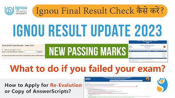Ignou Result Update 2023 | Fail हो गए तो क्या करना है?