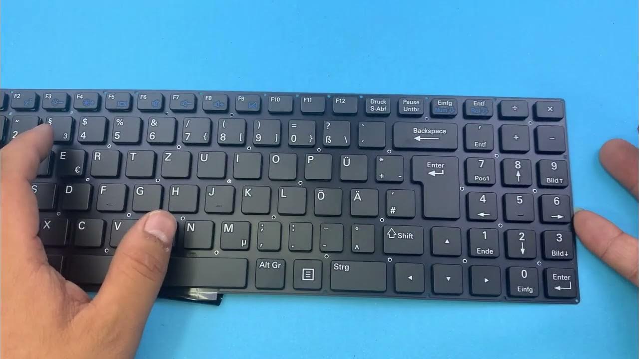 How to install and fix the keyboard keys of Medion laptop MP12C96D0 YouTube