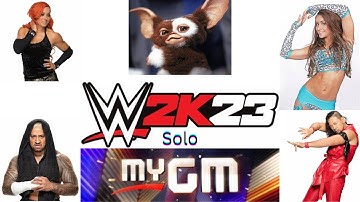 WWE GM solo- Messing around and learning